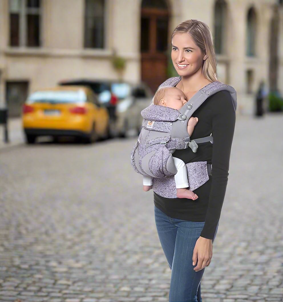 BreathBabyBag™ - Mauve Lavande - Bébé autour du monde