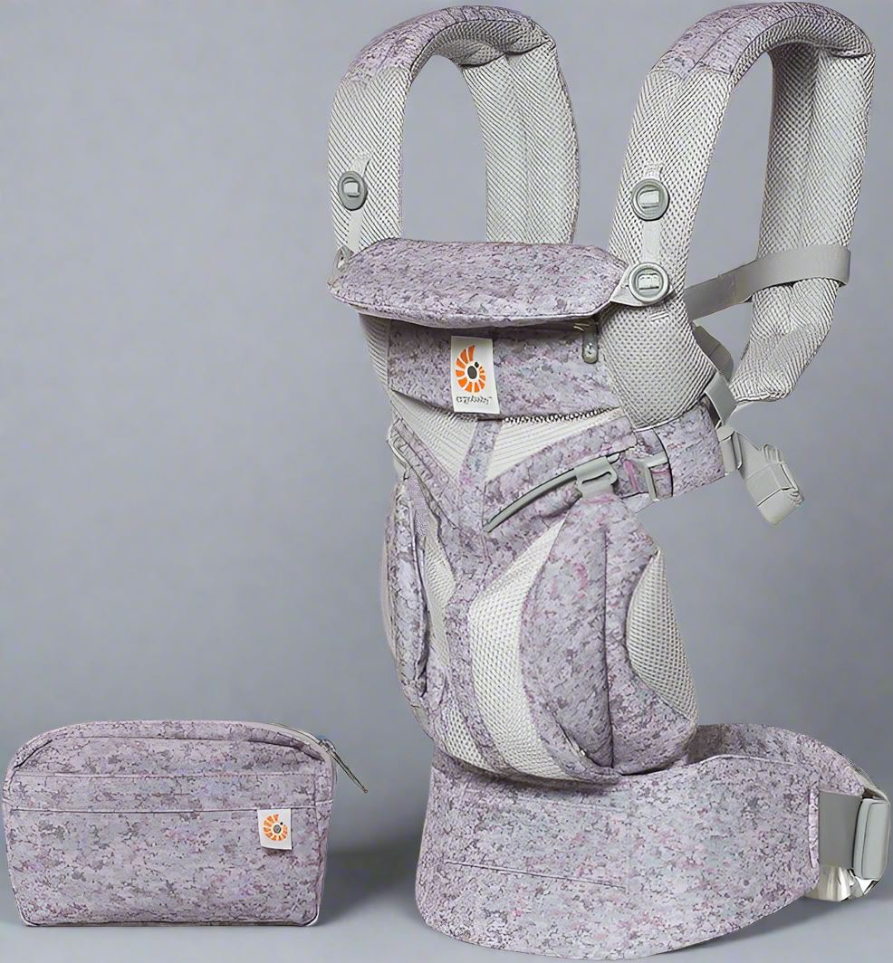 BreathBabyBag™ - Mauve Lavande - Bébé autour du monde