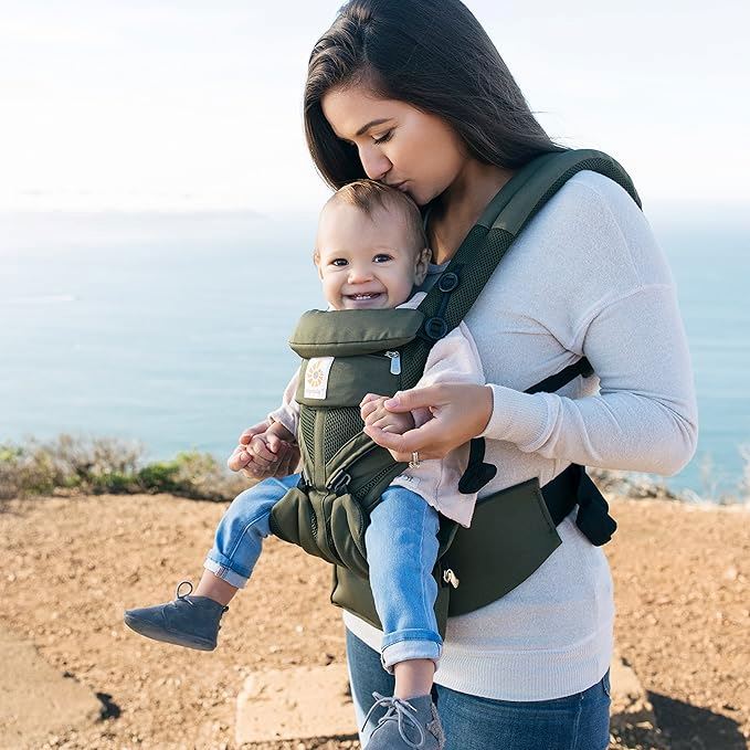 BreathBabyBag™ - Vert Olive - Bébé autour du monde