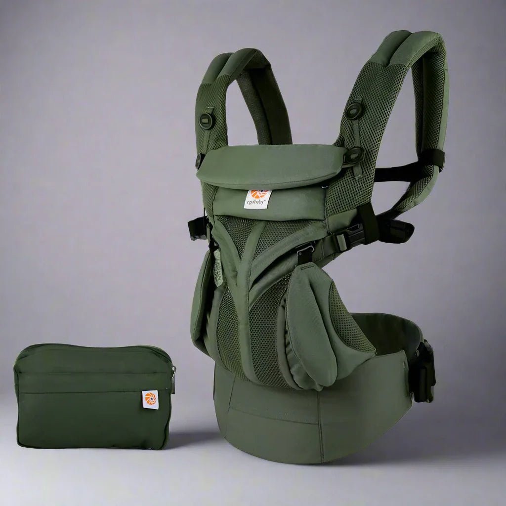 BreathBabyBag™ - Vert Olive - Bébé autour du monde